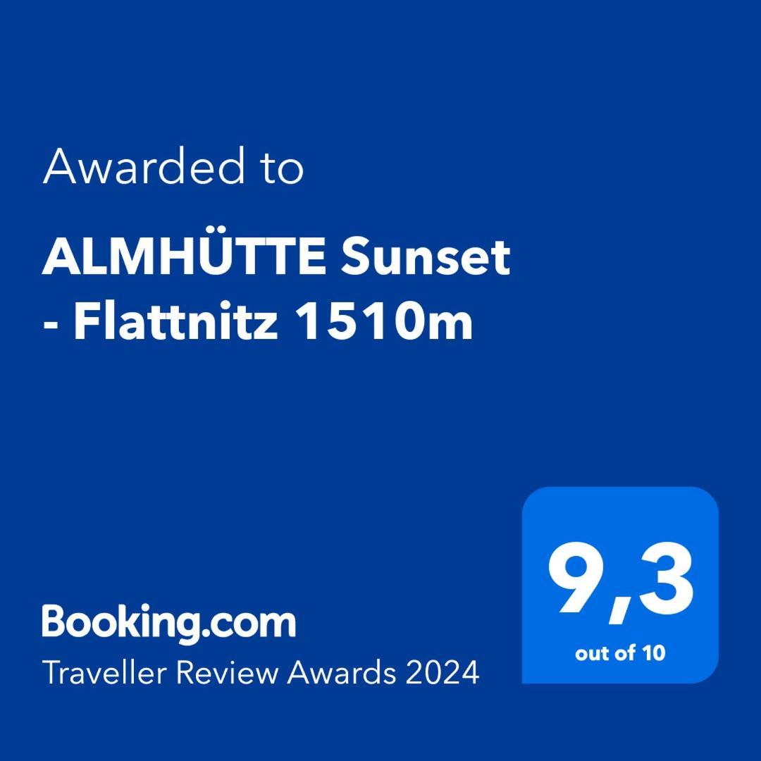 Almhuette Sunset - Flattnitz 1510M Villa Exteriör bild